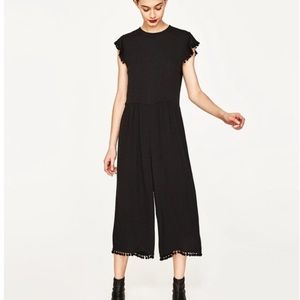ZARA Pom Pom Jumpsuit